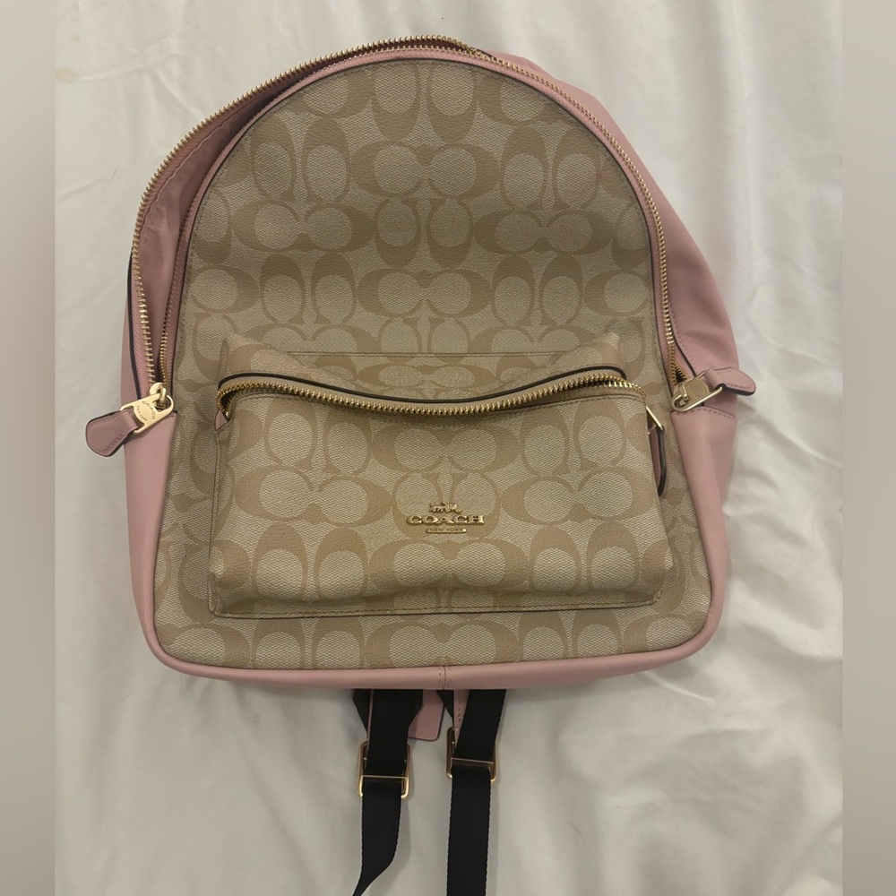 PINK COACH MINI BACKPACK